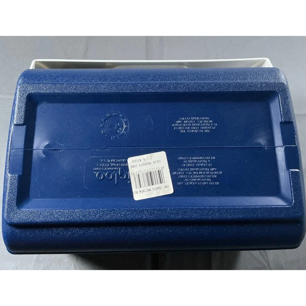 Igloo TravisMathew The 7s‎ Club Playmate Elite Cooler Tie Dye Blue White 16 Qt